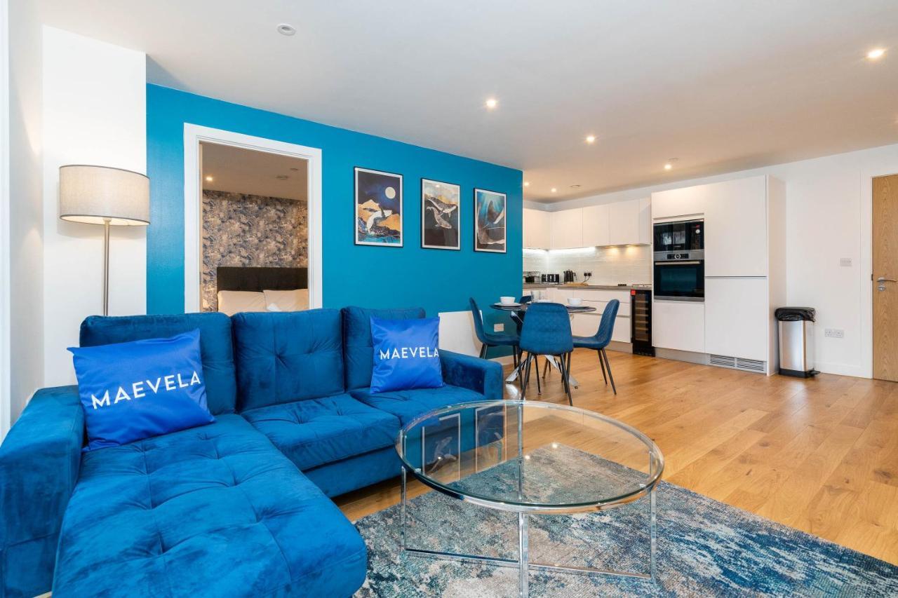Maevela Apartments - Luxury Broad St Apartment - 2 Bed, 2 Bath - City Centre/Cube/Mailbox - With Underground Parking ✓- L Shape Sofa, Large 50 Inch Smart Tv With Free Netflix & Wifi Birmingham Luaran gambar